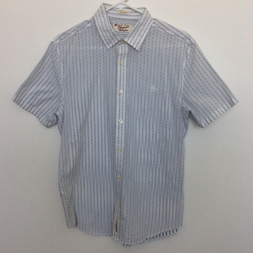 Penguin short sleeve shirt  Size M  Excellent con.